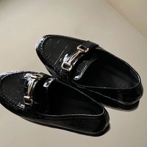 Size 36 Black Leather Loafers